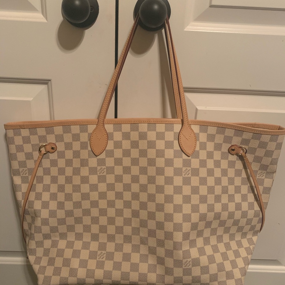 Authentic Louis Vuitton Damier Azur Neverfull GM